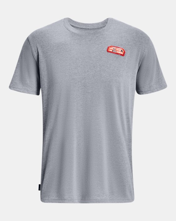 Men's UA Home Win Heavyweight Short Sleeve in Gray image number 4